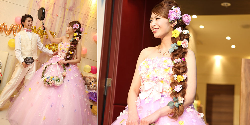 ラプンツェルテーマの結婚式：MIKU様 - Cocomelodyマガジン