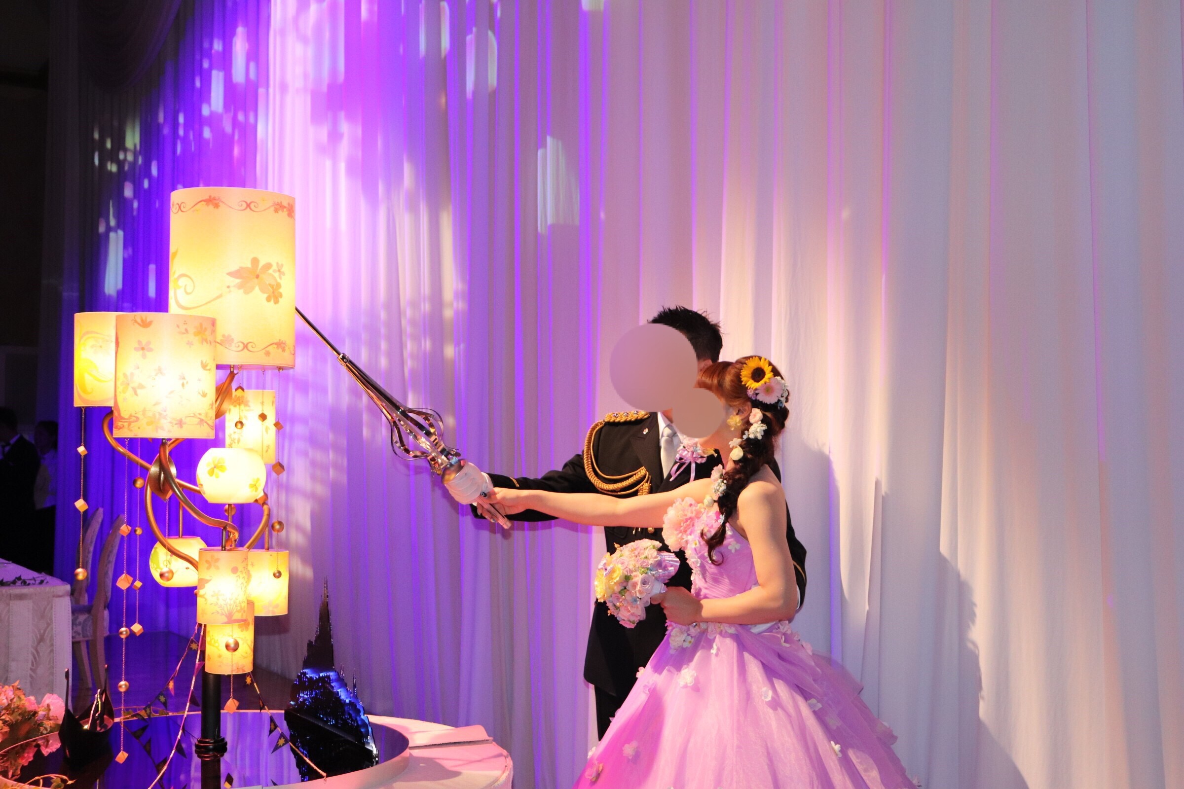 結婚式カラードレス ラプンツェル（クラウディアのラプンツェル
