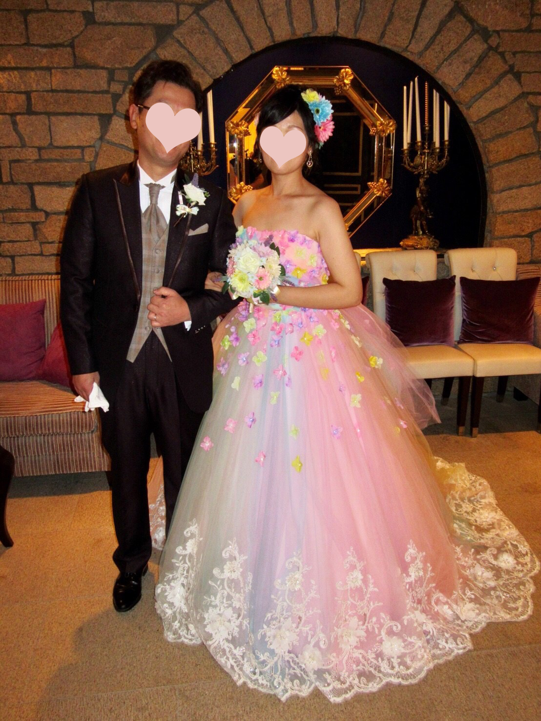 レインボー カラードレス wedding 大人花嫁専用】「レインボーカラードレス」SNAP｜ゼクシィ
